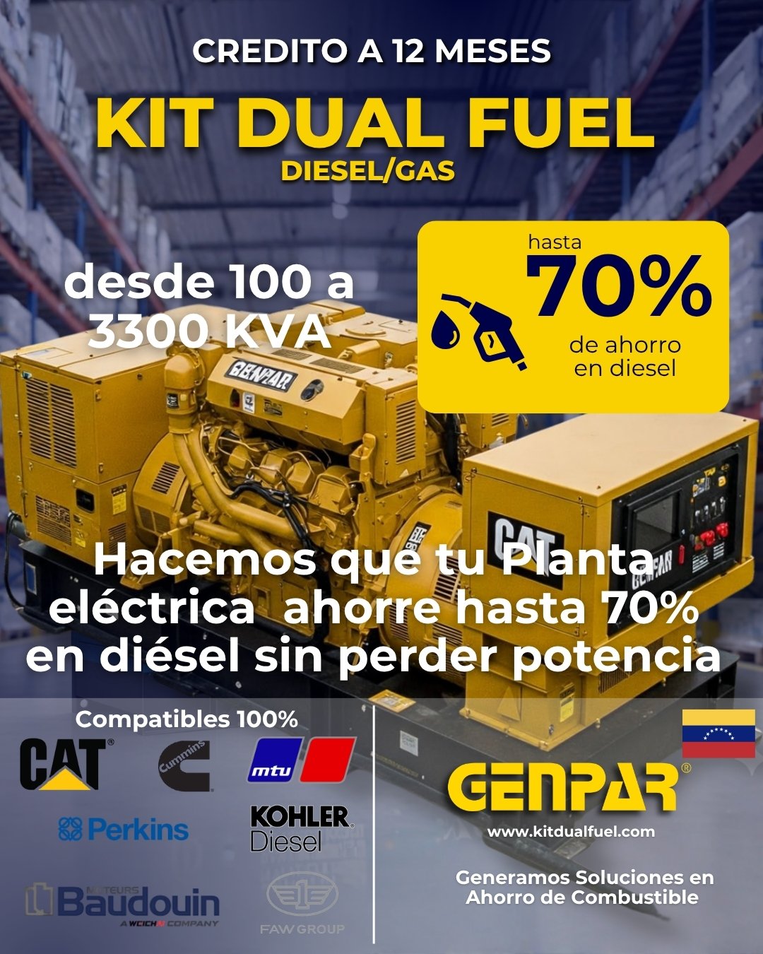 GENPAR KIT DUAL/FUEL